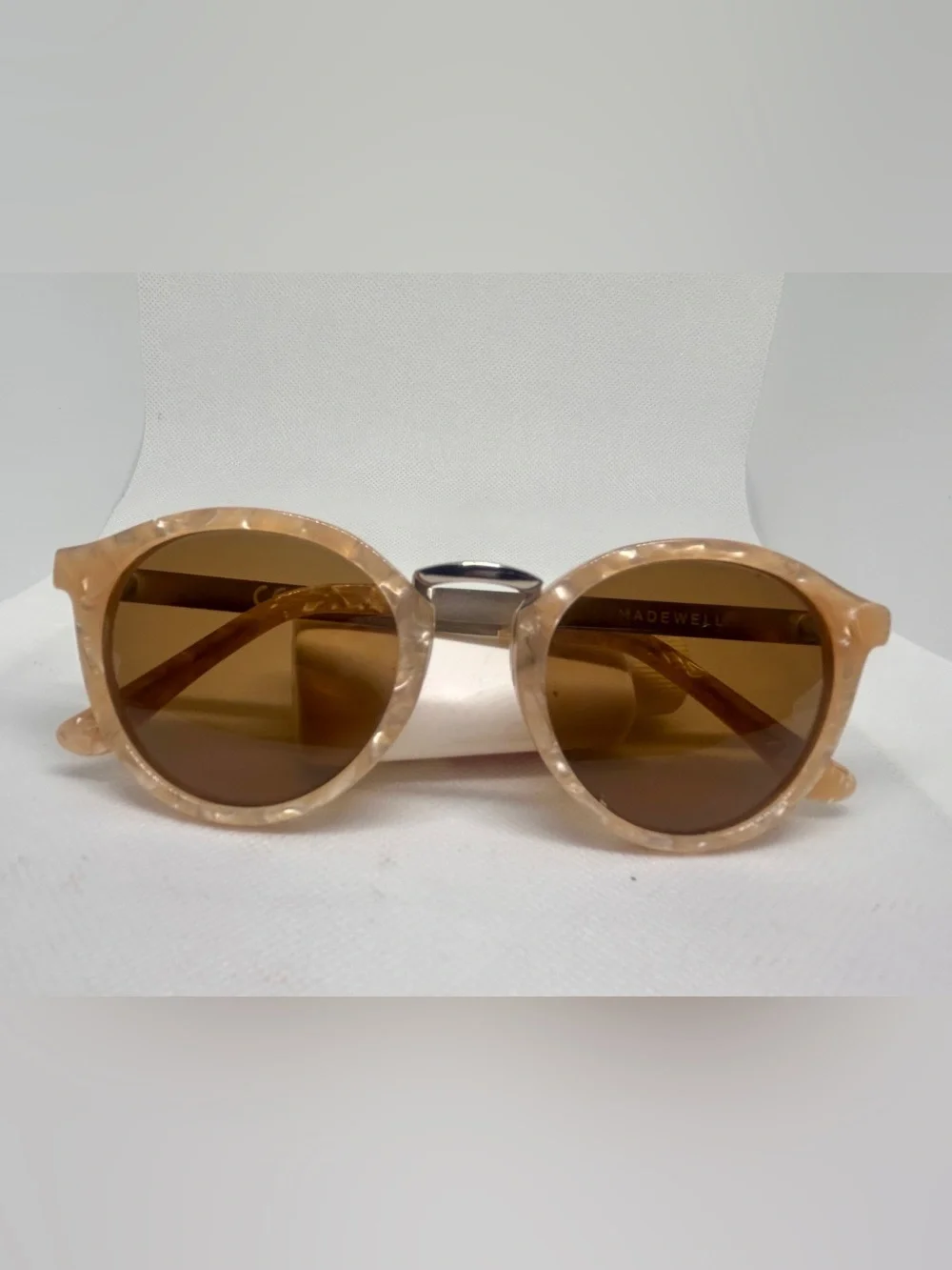 Alchemy Madewell Cream Marble Sunglass